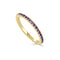 Amethyst Birthstone Stackable Ring - 1